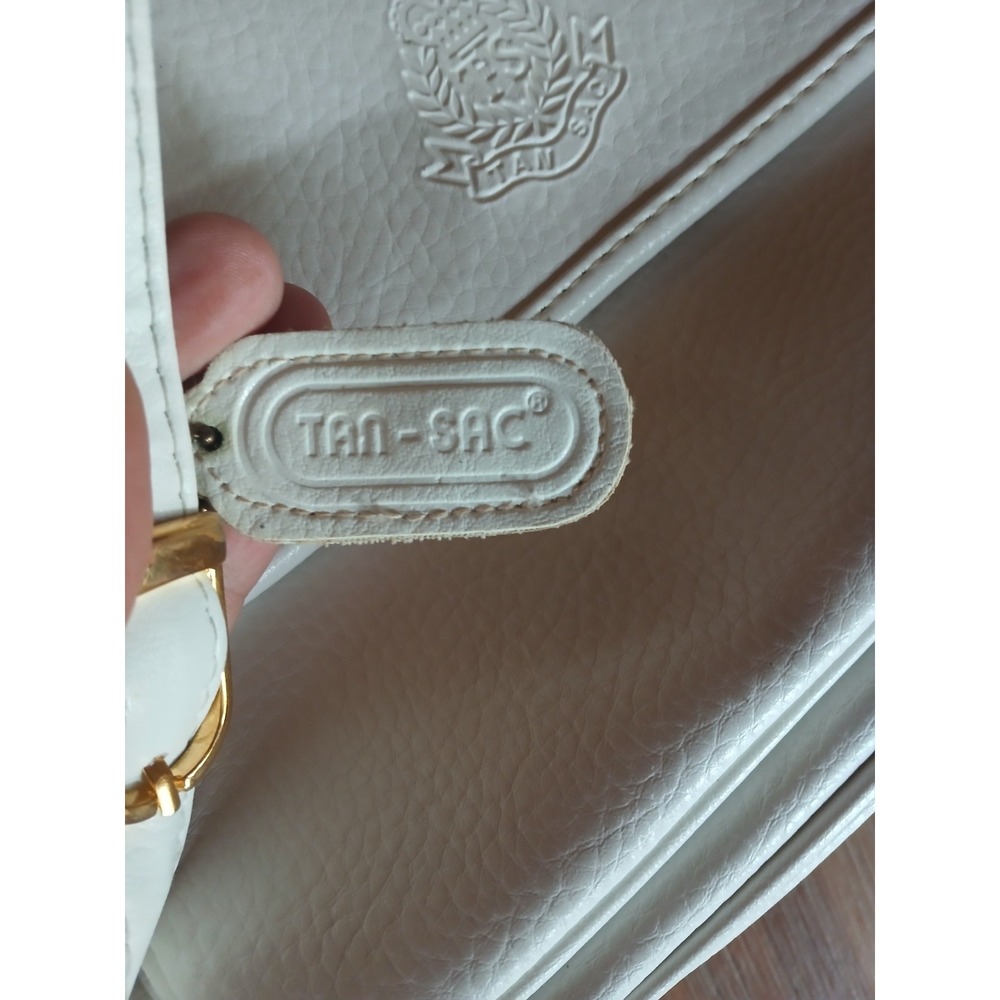 Vintage Tandem Bags California Purse White Exterior Crossbody Shoulder Bag ZA4 - Picture 7 of 9